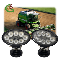Projecteur ovale 5 pouces 40W 3500LM 6000K-6500K haute luminosité 12V 24V IP67 étanche LED pour camion, certifié ECE-R 10
