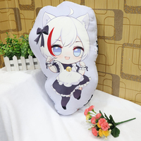 Vente en gros et personnalisé sublimation rottweiler oreiller en peluche dakimakura oreiller forme irrégulière nouveau personnalisé imprimé