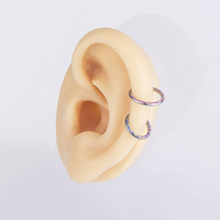 G23 cincin hidung Titanium cincin tindik tubuh Titanium untuk hidung telinga Septum bibir
