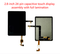 Modul Layar LCD TFT IPS MIPI DSI 2.8 Inci 480x640 ST7701S dengan Layar Sentuh Kapasitif untuk Perangkat Portabel HMI Tertanam ESP32-P4