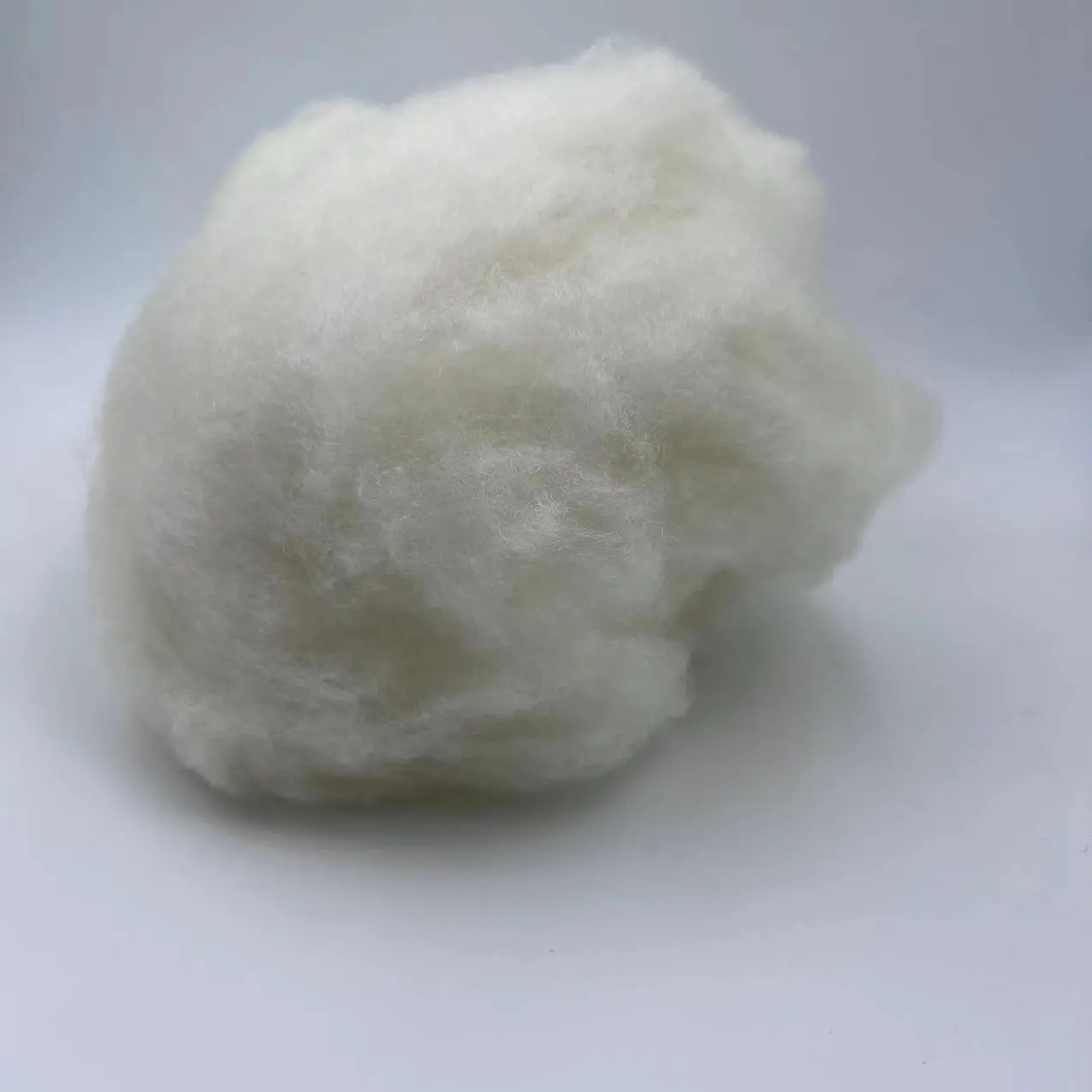 Best quality natural carded sheep hair 100% sheep wool dehaired wool fiber for spinning yarn