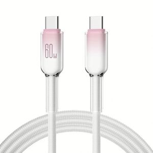 High Quality 3A <b>USB</b> C to Type C PD 60W Fast Charging <b>Cable</b> High Quality PD Charger Data Cord 20V 3A Charging Line Support OEM - Product Image 1
