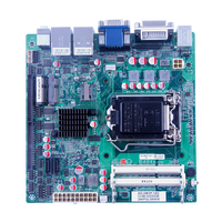 Motherboard Intel H81 Mini-ITX DDR3 Double Channel 16GB Baru 1150-Pin untuk Laptop, Mesin Kasir, Papan Kontrol Industri AGP 2X