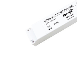 CE/UKCA/SAA/RoHS Certified 75W CV 0-10V/1-10V/10V PWM/Rx Dimmable LED Driver 100-240V AC-DC 12V 24V IP20 LED Power Supply Indoor - Product Image 5