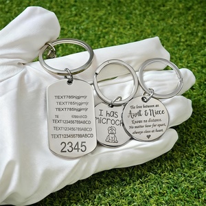 Llavero de metal japonés de acero, de moda, personalizado DIY, con diseños de dibujos animados, anime, perro y coche, para carteras, regalos y dijes, venta al por mayor - Product Image 1