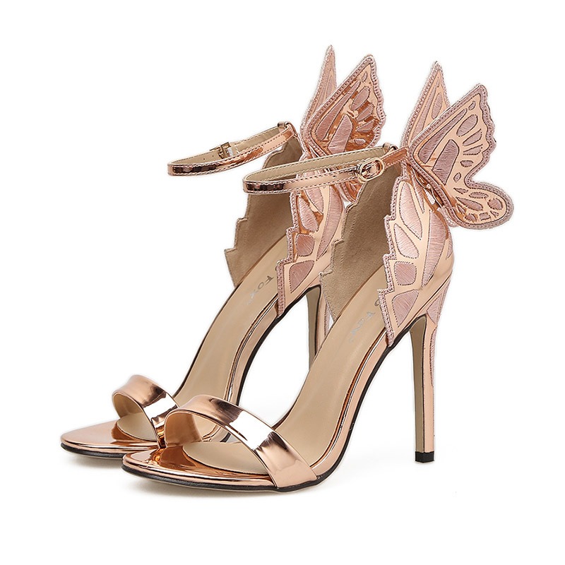 High Heel Designer Heels With Wings Bridal Shoes Designer Shoes