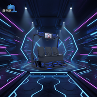 Film de réalité virtuelle le plus excitant, mouvement dynamique 3DOF, 3 chaises, cinéma VR, équipement 9D, divertissement VR, parc VR