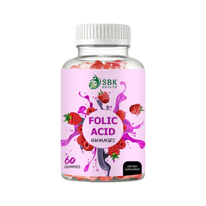 Gummies à l'acide folique de haute qualité pour la grossesse prénatale et le soutien énergétique total - Product Image 1