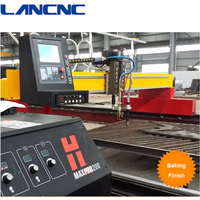 LANSUN Offre Spéciale ZLQ SÉRIE Type Portique CNC FLAMME/Plasma Machine De Découpe Pour Industrielle 3 torche oxycoupage cnc machine de découpe
