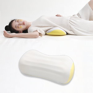 Memory Foam Thick Lower Back Pain Relief Support <b>Cushion</b> Gel Lumbar Pillow Knitted Removable Washable for Hotel Home Sleeping - Product Image 4