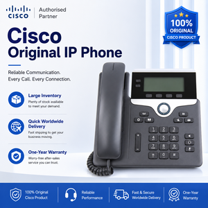 Téléphone <span class=keywords><strong>IP</strong></span> de haute qualité intégré à la série de téléphones <span class=keywords><strong>Cisco</strong></span> 8800 de qualité professionnelle, téléphone VoIP UC CP-8841-K9 - Product Image 1