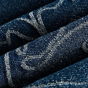 Abbigliamento di marca personalizzato giacca di Jeans a maniche regolari da uomo di lusso United States Street Heavy Duty Collage giacca di Jeans da uomo - Product Image 5
