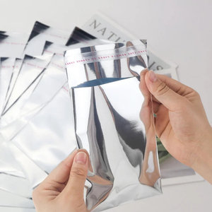 Bạc nhôm lá tự dính Túi tự làm bao bì hoàn hảo quà tặng giáng sinh trang sức hàng may mặc dán túi vận chuyển nhỏ - Product Image 5