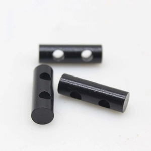 Encendedor de fuego de magnesio para supervivencia al aire libre, 8x26 mm, doble orificio, negro, para camping - Product Image 4