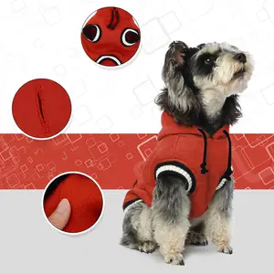 Pull à capuche pour animaux de compagnie vêtements pour chiens en coton pour chiens automne et hiver nouveaux vêtements pour animaux de compagnie