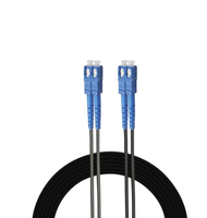 Câble à fibres optiques tactique DIMAN 2 cœurs SC-SC UPC, blindé, étanche, PVC/LSZH, pour FTTH 5G IP 1, fabriqué en Chine