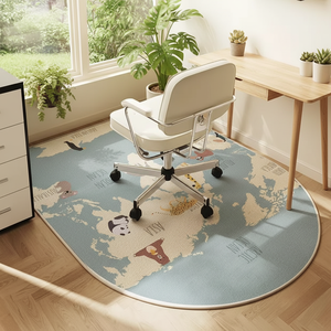 <span class=keywords><strong>Tapis</strong></span> de sol de protection <span class=keywords><strong>pour</strong></span> chambre d'enfant, bureau et chaise, style carte, <span class=keywords><strong>pour</strong></span> salon et chambre à coucher, usage domestique, transfrontalier - Product Image 4