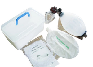 หน้ากากช่วยหายใจแบบถุง-วาล์ว-มาส์ก (BVM) คุณภาพสูงจาก Medresq สำหรับการช่วยชีวิตด้วยออกซิเจนทางการแพทย์ พร้อมแผ่นป้องกันใบหน้าสำหรับการปฐมพยาบาล - Product Image 6