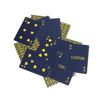 Jeu de cartes à jouer personnalisé de haute qualité, écologique et recyclable, en papier mat durable, avec boîte rigide, pour fêtes de famille