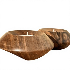 Rectangle Wooden Handmade Eco-Friendly Tea Light Holder for Home Decoration Durable Natural Finish Christmas AZ ENTERPRISES - Product Image 3