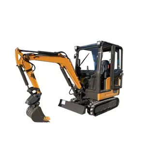 China factory make crawler mini excavator for sale Kubota and Perkins diesel engine mini excavator loader with Hydraulic pilot