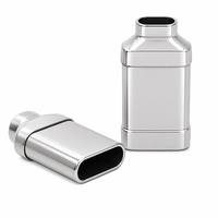 OEM Maßgefertigtes 304 Edelstahl Präzisionsgeprägtes Tiefzieh-USB-Steckergehäuse Metallgehäuse für 3C Digitalkabel Elektronische Produkte