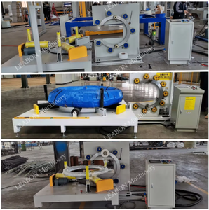 <strong>Automatic</strong> Ring Type <strong>Wrapper</strong> Maker Machine Steel Coil Wrapping Winding Machine Film <strong>Stretch</strong> Wrapping Making Machine - Product Image 5