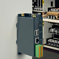 Contrôleur logique programmable industriel, EdgeBox-RPI Mini PLC Ethernet USB RS232 RS485 WIFI 4G LTE 2DI 2DO Node-Red Linux