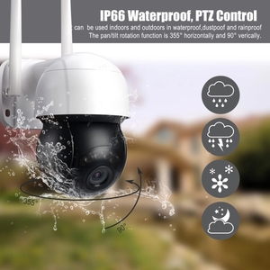 Good Price Outdoor 2MP Wifi CCTV Camera Dome IP Camera PTZ 360 Degree 3.6mm Lens Color Night Vision 2 Ways Audio Camhi TS-IPH104 - Product Image 4