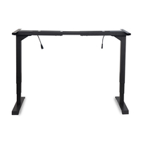 Bureau debout électrique moderne ergonomique à double moteur, cadre de table réglable en hauteur, bureau assis-debout pour ordinateur, bureau à domicile
