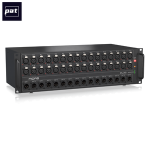 Boîtier de scène MIDAS DL32 avec 32 entrées, 16 sorties, 32 préamplis micro Midas, interfaces ULTRANET et ADAT - Product Image 3