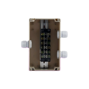 200x120x75mm <b>Waterproof</b> Junction <b>Box</b> One-in-two-out 60A Terminal Block PG19 Cable Gland Enclosure Terminal <b>box</b> - Product Image 1