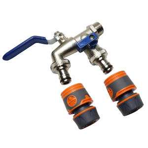 Ensemble de raccords rapides pour <span class=keywords><strong>tuyau</strong></span> d'<span class=keywords><strong>arrosage</strong></span> de jardin, trois pièces, accessoires d'irrigation goutte à goutte, kit de robinet d'<span class=keywords><strong>arrosage</strong></span> - Product Image 2