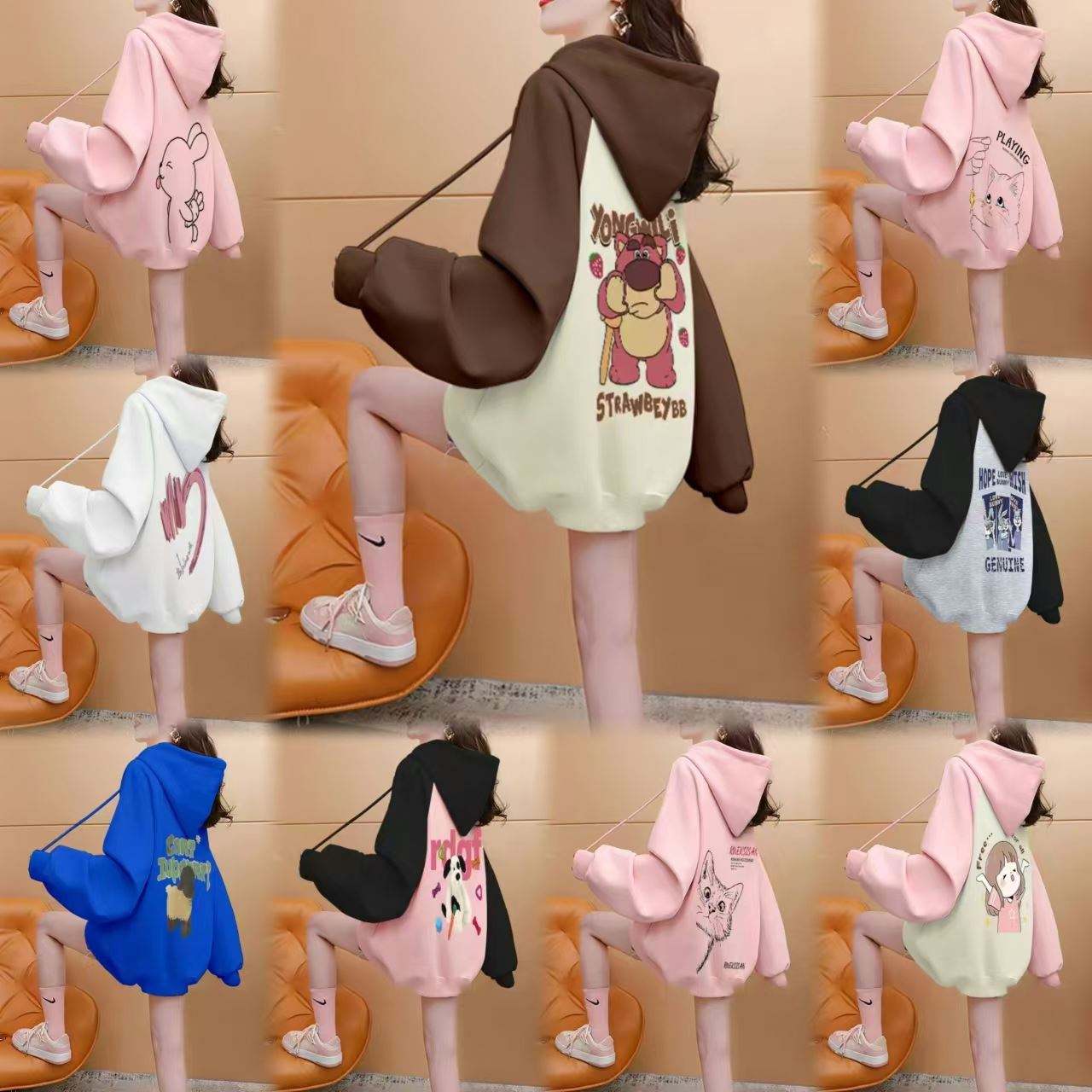 Kawaii Hoodies Cute Trendy Sweatshirts for Women