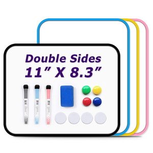 Wholesale Cheap Magnetic Small Kid's Whiteboard Mini Printed Oem Plastic Strip Children Dry <b>Erase</b> Whiteboard Desktop - Product Image 1