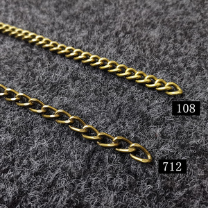 Iron Chain Roll 10m Plated <b>Metal</b> Decorative Chain For Bags Jewelry DIY Accessories - Product Image 2