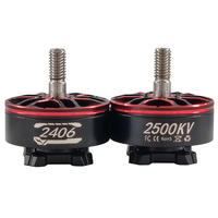 Moteur Brushless 2406 1650/2050/2500KV avec noyau en alliage de titane, étanche IP54, aimant permanent pour drone FPV