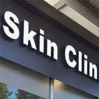 Letras LED 3D Personalizadas para Edificios Comerciales, Resistentes al Agua para Exteriores, Logotipos de Acero Inoxidable y Acrílico