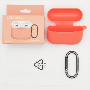 Funda de silicona ultrafina con gancho para auriculares para <span class=keywords><strong>Airpods</strong></span> Pro 2, funda anticaída a prueba de polvo - Product Image 2