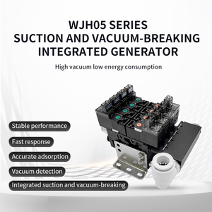 Grupo de válvulas de alto flujo multietapa <span class=keywords><strong>serie</strong></span> Wenjin WJHO5 con pantalla digital Generador de vacío integrado para succión y ruptura - Product Image 2