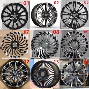 Nouvelles jantes en alliage d'aluminium forgé à rayons multiples, noir mat personnalisé, 17-18 <span class=keywords><strong>pouces</strong></span>, <span class=keywords><strong>4x108</strong></span> - Product Image 6