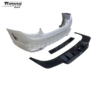 Kit de carrocería estilo M de fibra de carbono seco para Bentley <span class=keywords><strong>Continental</strong></span> GTC GT 2019 + parachoques mejorados guardabarros de capó de motor Spoiler Canards - Product Image 4