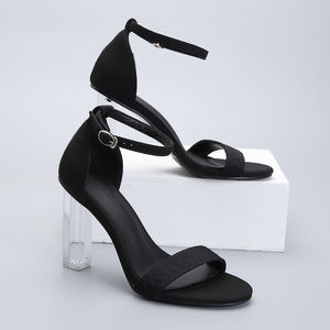 Été 2023 Fashion Heeled Buckle Sandales à talons hauts pour femmes <span class=keywords><strong>Mules</strong></span> à talons en cristal pour dames et femmes - Product Image 6