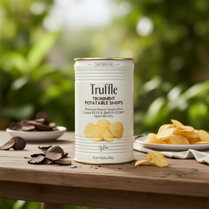 Chips de pommes de terre gourmet à la truffe - Snack artisanal de haute qualité, nutritif et artisanal, chips à la truffe Rubio d'Espagne - Product Image 3