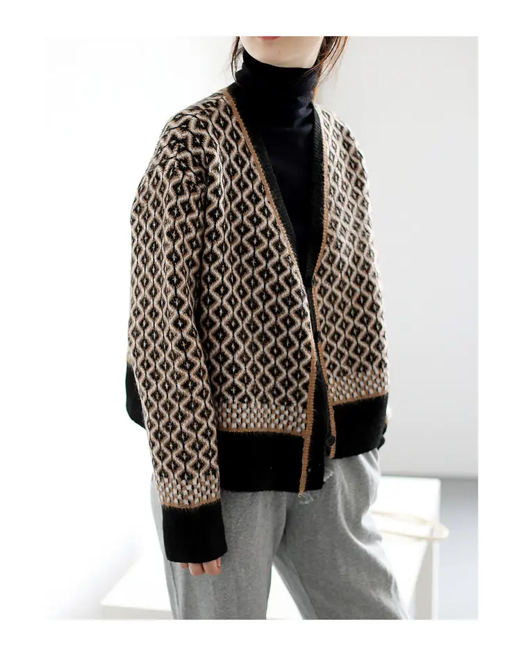 Paleo Wholesale Latest Design Product Dames Truien Women's Jackets Coats Cardigan Women's Sweaters