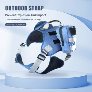 2025 chaud personnalisé tactique Oxford tissu chien extérieur formation gilet anti-déflagrant chien poitrine sangle Service chien harnais gilet - Product Image 6