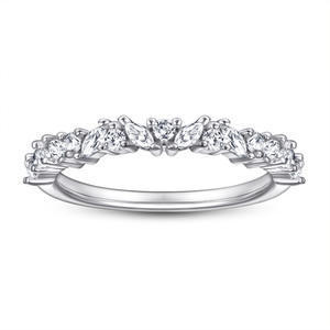 Conjunto de joyas de plata de ley en forma de Y de circón Marquesa - Product Image 2