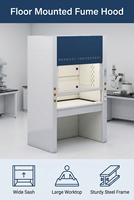 Hotte de laboratoire à conduit avec armoire portable, tout en acier, à poser au sol, SEFA 8, pour laboratoire chimique, BAITU LAB Factory