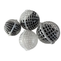 Boule de suspension poreuse en polypropylène, remplissage biologique en éponge de polyuréthane creuse pour la purification des eaux dans les cuves anaérobiennes
