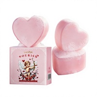 Sabun Batang Buatan Tangan SADOER Rose Oil yang Menutrisi, Melembapkan, Menenangkan, Membersihkan Secara Mendalam, dan Harum untuk Mandi Dewasa